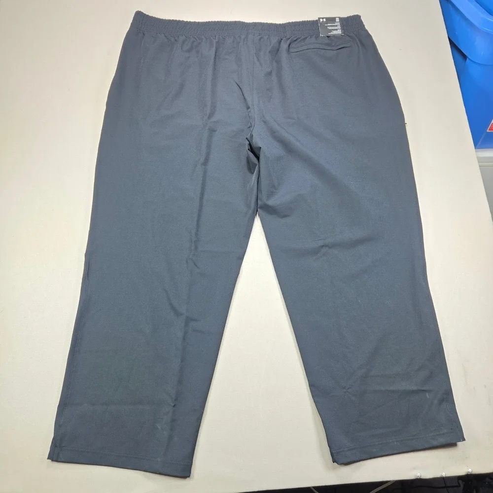 Under‎ Armour Athletic Pants 1388824 Straight Loose Fit Black Mens 4XL NEW - Picture 2 of 12